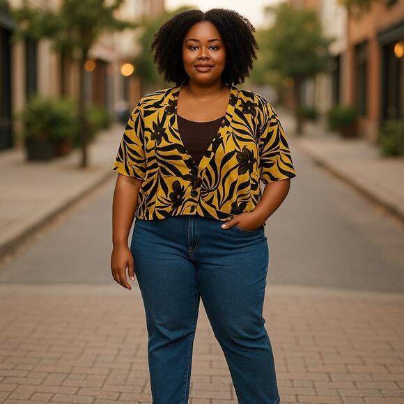 C.D. Daniels Plus Size 2-In-1 Cardigan Set Size 1X - Picture 13 of 13